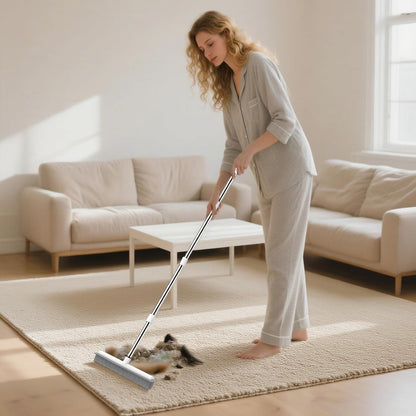 Shed Sweep Broom - 2 in 1 Pet Hair Removal